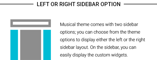 Left or Right Sidebar Option