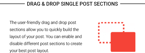 Drag n Drop Single Post Sections