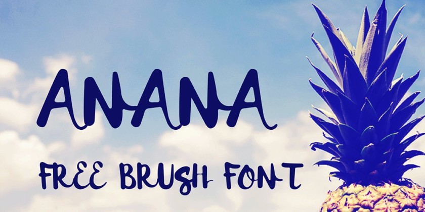 Anana Brush Font