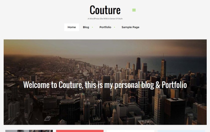 Couture Responsive WordPress Theme