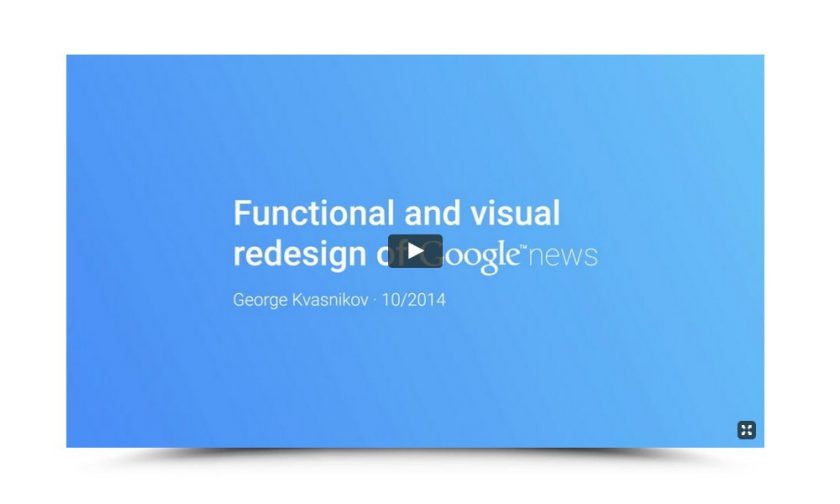 Redesign Concept of Google News