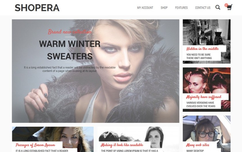 Shopera Responsive WordPress Theme