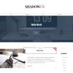 Shadower Free Blogging Theme