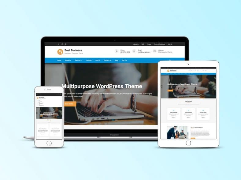 Best Business Responsive Business Wp Theme