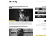 Justblog Free Minimalist Wp Blogging Theme