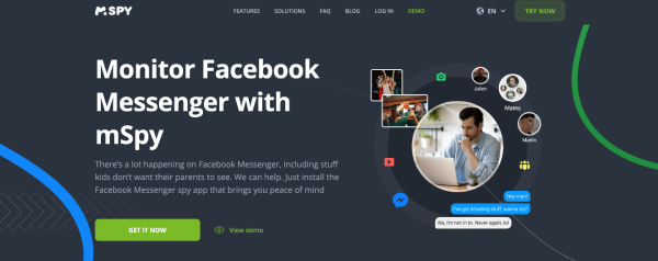 Monitorovanie služby Facebook Messenger pomocou mSpy