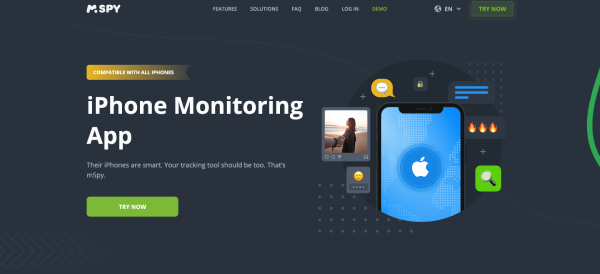 Monitorovacia aplikácia pre iPhone