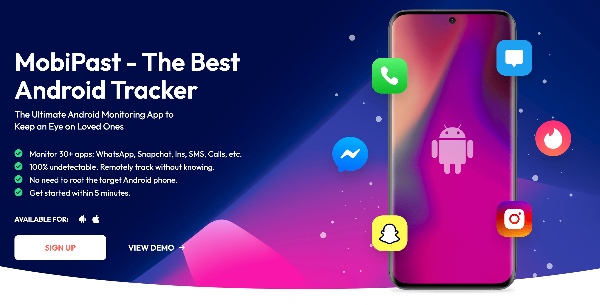 MobiPast - Najlepší sledovač pre Android