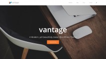 Vantage – Free modern, yet beautifully classic WordPress Theme