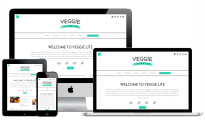 Veggie Lite – Free Minimalist Food blog, food recipes WordPress Theme