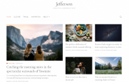Jefferson – Free clean and minimalist WordPress blogging Theme