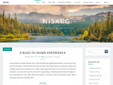 Nisarg – Free Simple WordPress blog theme
