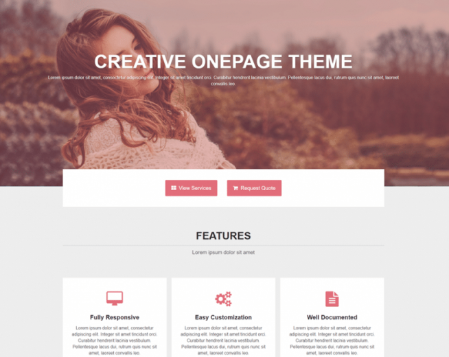OnePage Lite – Free SEO-Optimized Onpage business WordPress theme