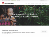 GivingPress Lite – Free Wp theme for non-profit organizations, charities, foundations