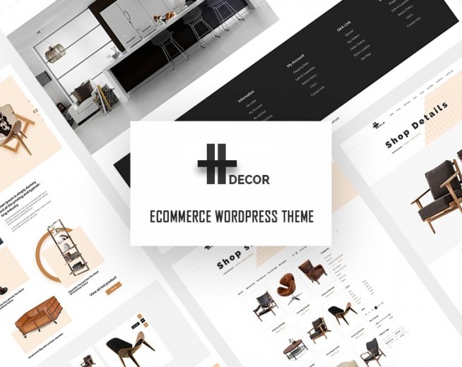 H Decor – Premium & creative furniture WooCommerce WordPress theme