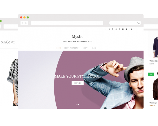 MYSTIC LITE – Free elegant E-commerce WordPress theme