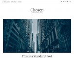 Chosen – Free minimalist, bold WordPress theme