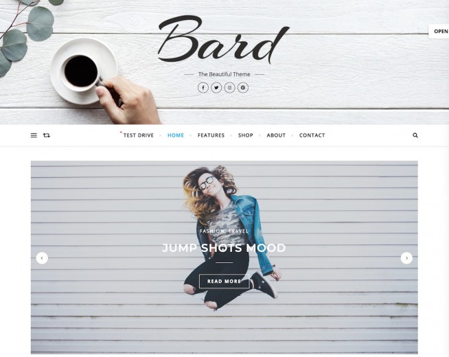 Bard – Free Multi-Author WordPress blogging theme
