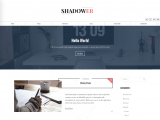 Shadower – Free business blog WordPress theme
