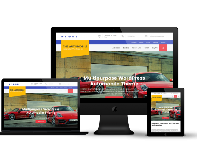 The Automobile – Free premium Multipurpose WordPress Automobile Theme